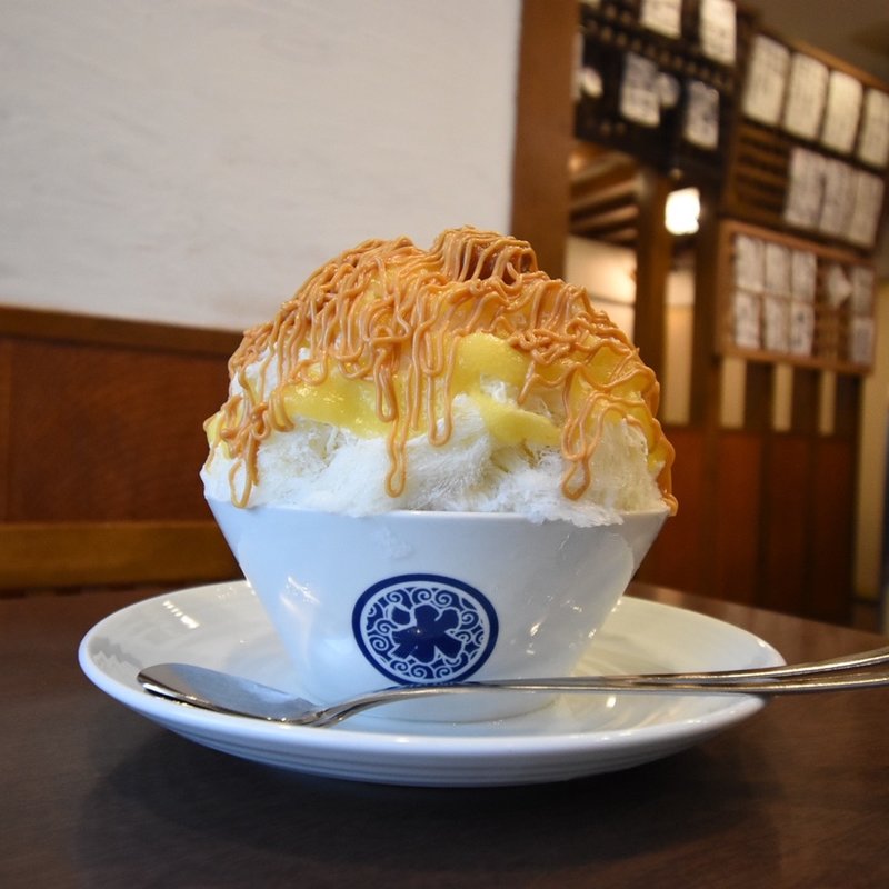 キャラメルミルクに焼パイン(慈げん)