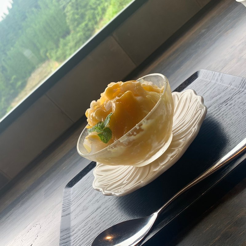 季節のかき氷(星野村カフェ&ジム Sora)