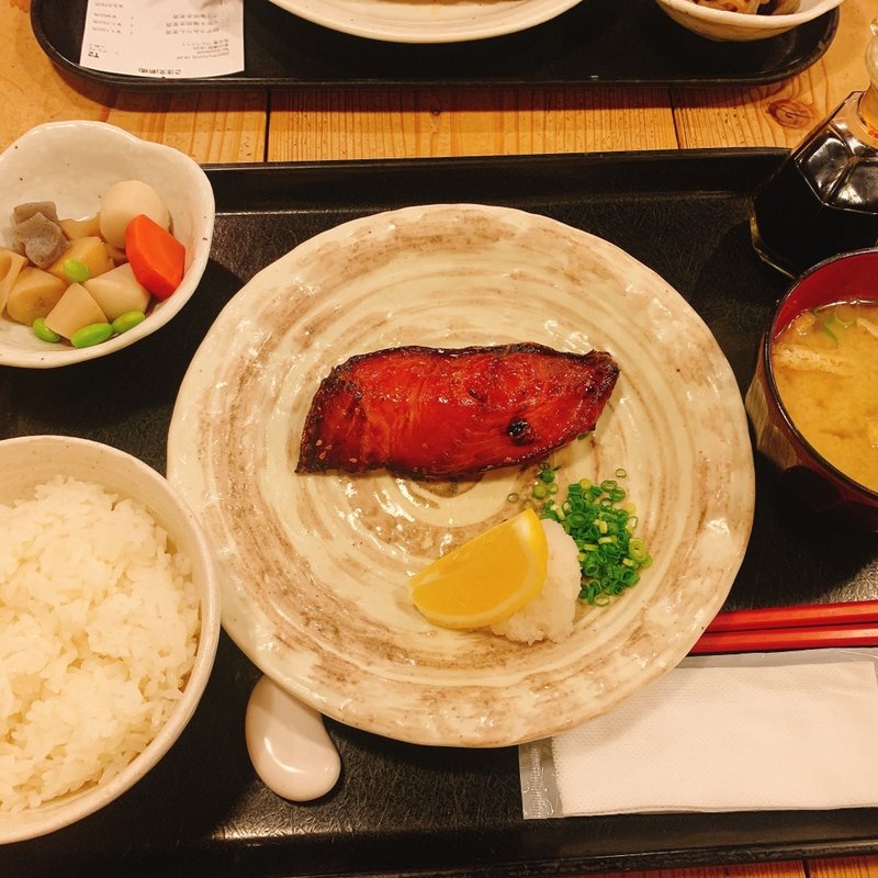 銀鱈みりん定食(梅山鉄平食堂 )