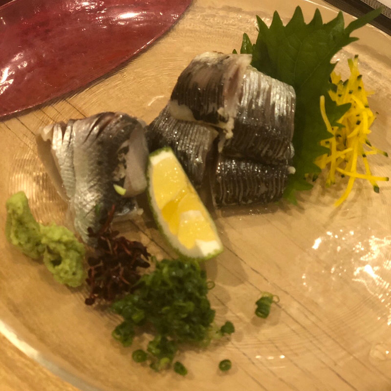 鰯炙り刺し(馳走や直)
