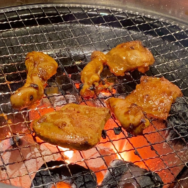 味噌豚ミックス(炭火焼肉 萩屋)