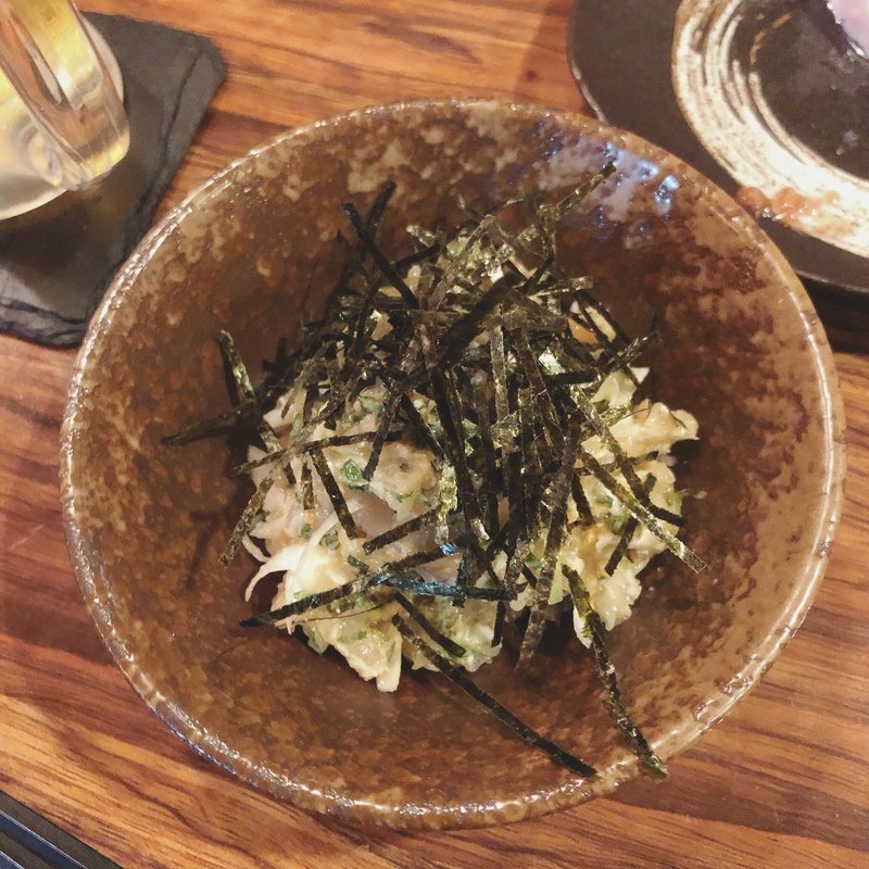 鶏のなめろう(鶏鬼)