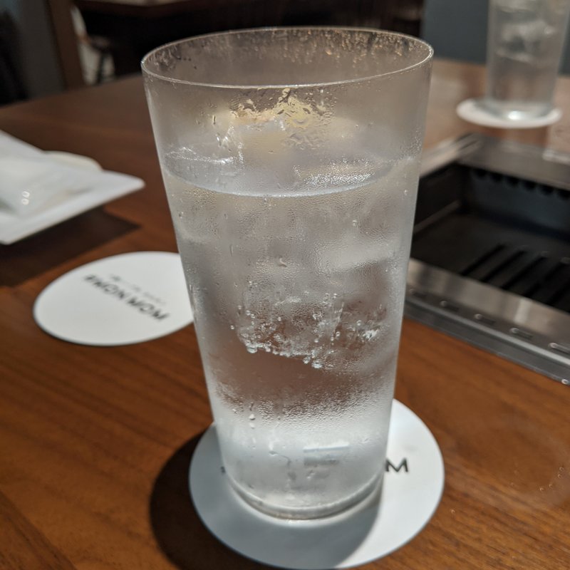 g'VINE×生レモンサワー(十勝ハーブ牛ホルモン MONMOM)