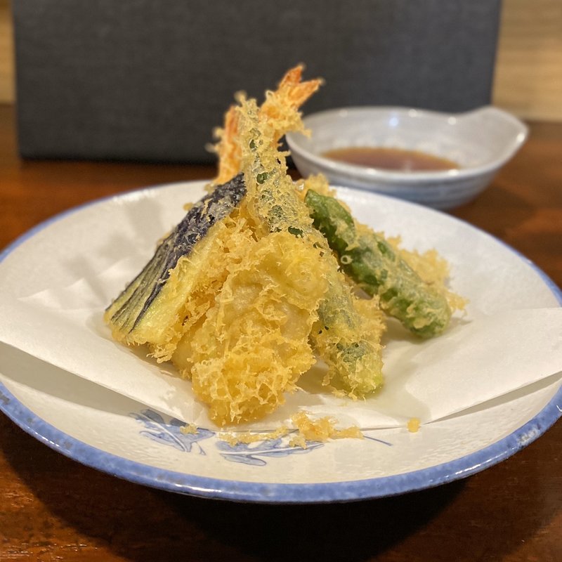 金婦羅盛り合わせ(蕎麦割烹 黒帯 （【旧店名】美食倶楽部 TANTAN坊）)