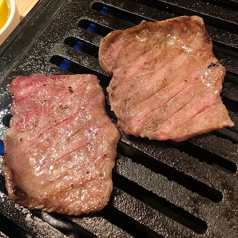 上タン(カウンター焼肉専門　焼肉おおにし)