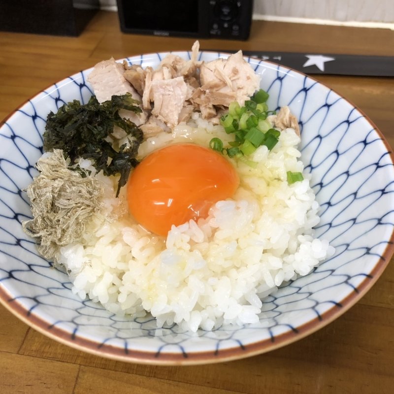 会津地鶏の鶏油卵かけご飯(ラーメン専科 竹末食堂)