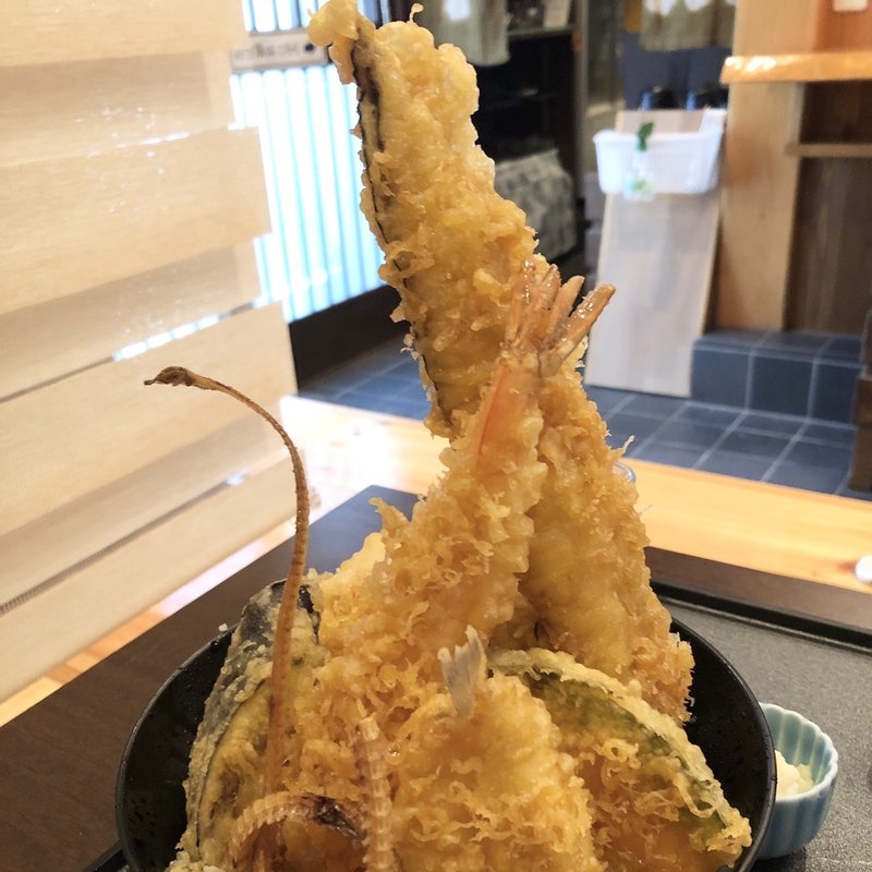 穴子天丼御膳(お食事処 なみき)