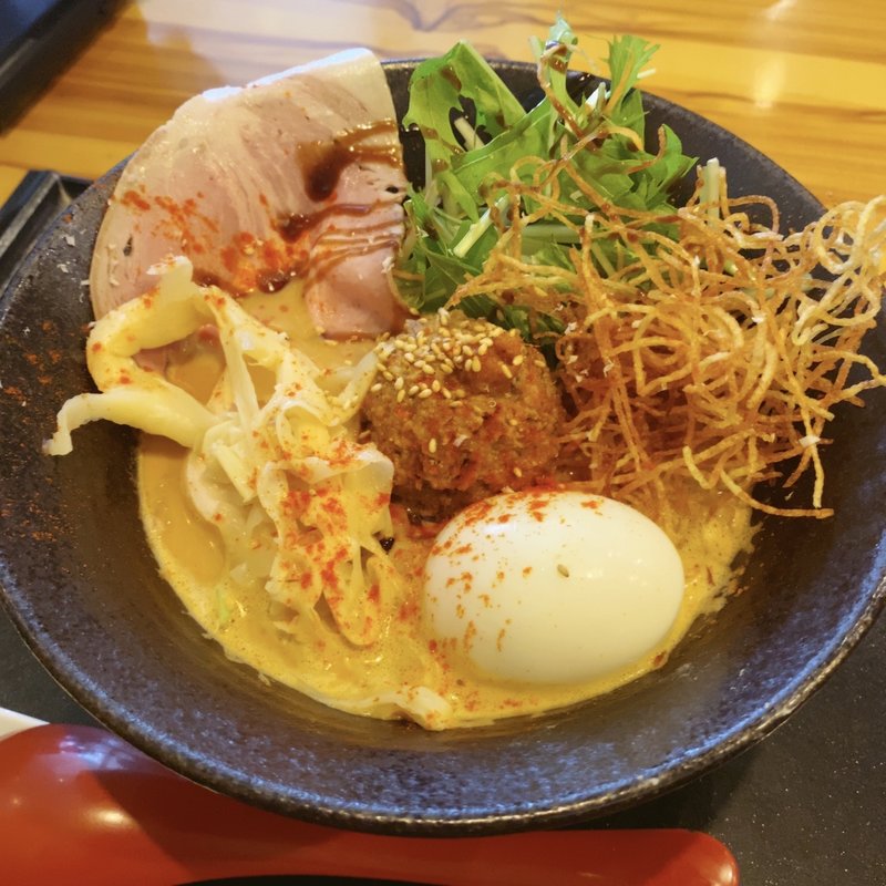 鯛担麺3辛(鯛担麺専門店 抱きしめ鯛)