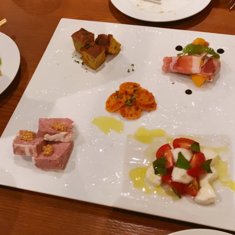 前菜盛り合わせ5種(ペスカ 心斎橋店)