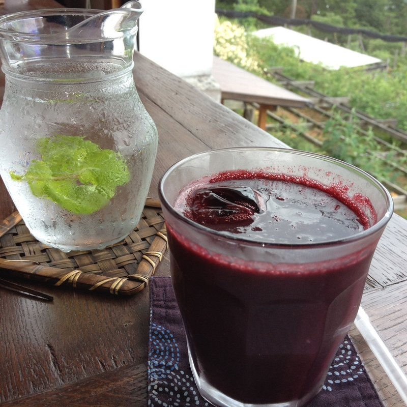 ブルーベリージュース(Blueberry Fields 紀伊國屋 レストラン （ブルーベリー・フィールズ・キノクニヤ・レストラン）)