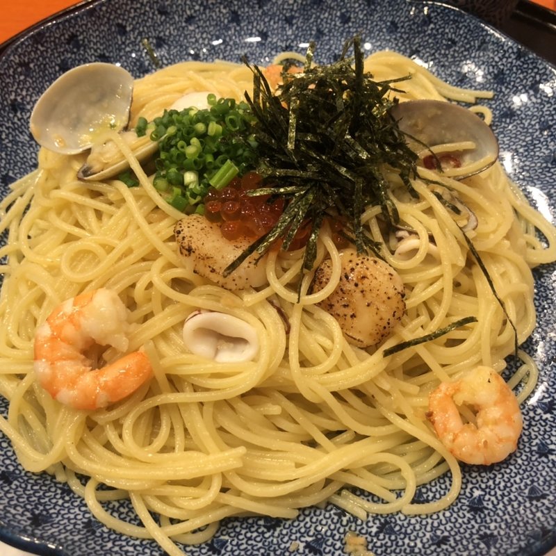 海の幸のよくばりスパゲッティー(洋麺屋五右衛門 目黒駅前店)