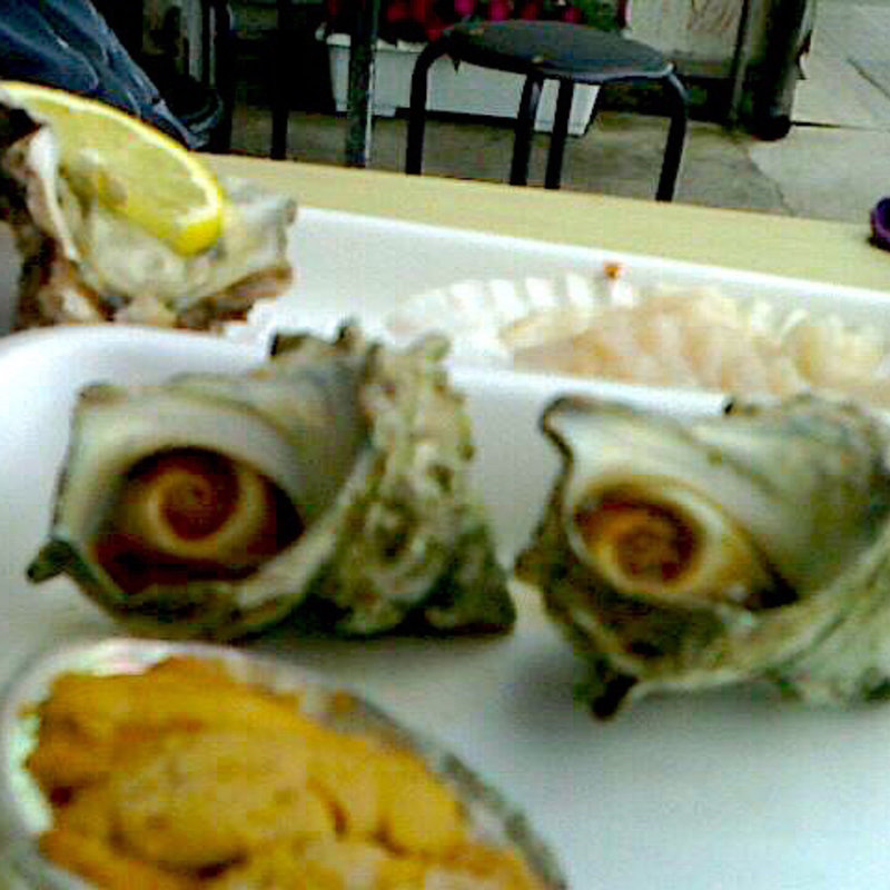 焼きうに、さざえ焼き、岩かき(杉原功商店 )