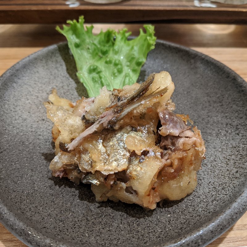 イワシの梅しそ巻き(Sake&Daidokoro Te.Mari)