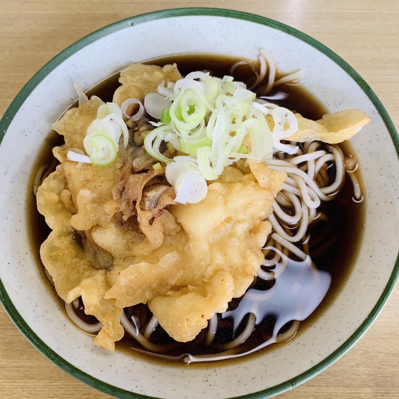 いか天そば(ふじた)