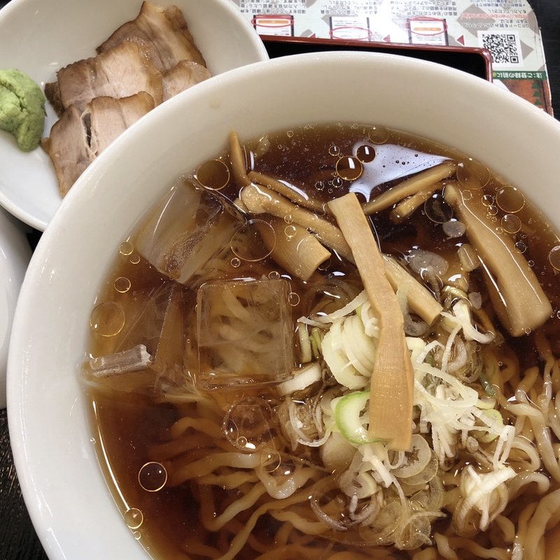 和風冷やしラーメン(喜多方ラーメン 坂内 京橋店)