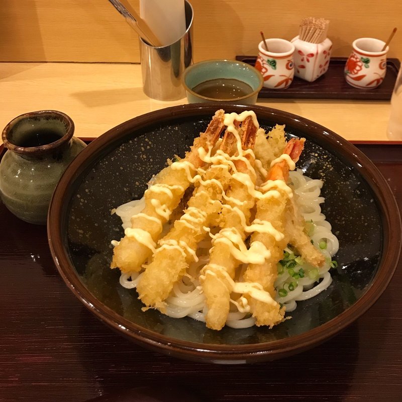 海老天ぶっかけ(やのや)