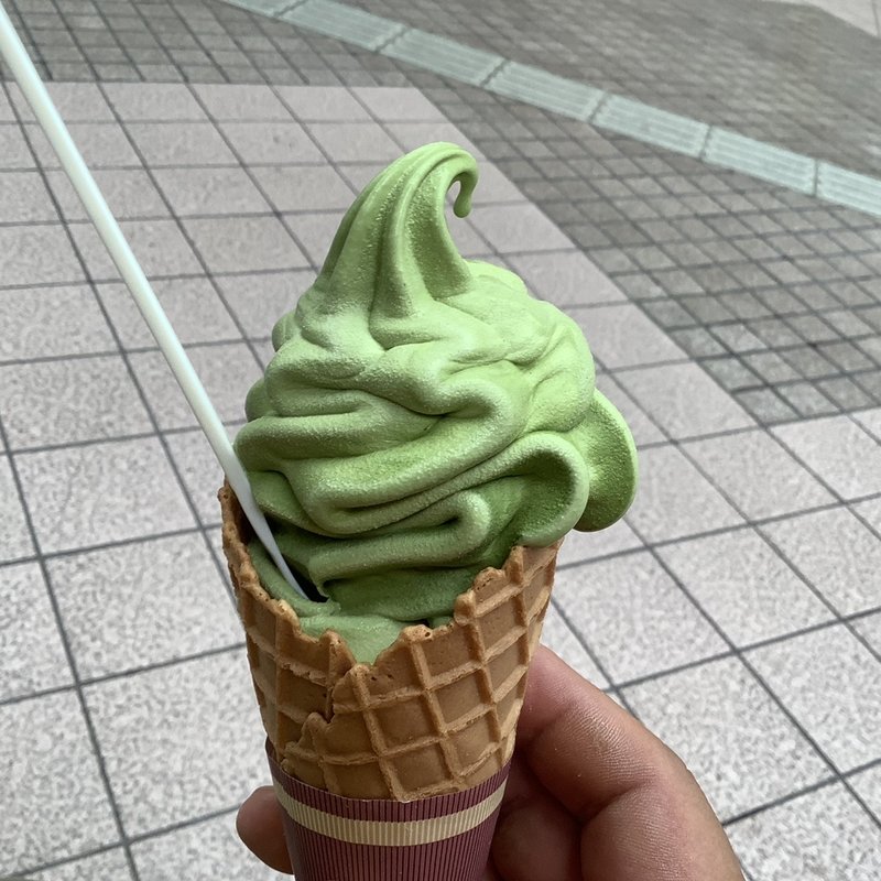 抹茶のソフトクリーム　プレミアムビター(お茶の井ヶ田 一番町本店 )