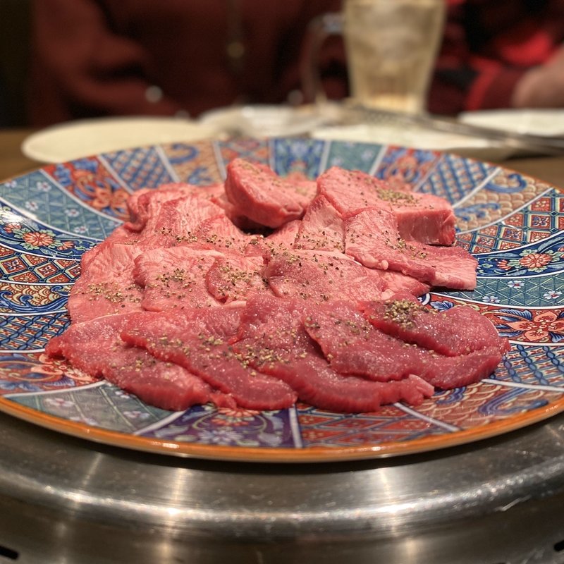 タンの盛り合わせ(焼肉 大河)