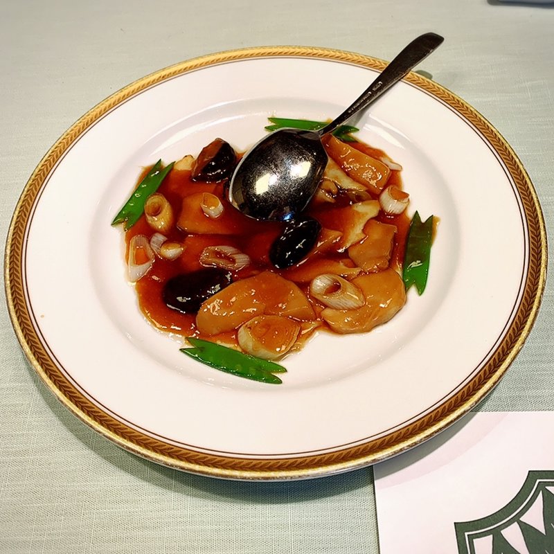 鮑の牡蠣ソース炒め(北京料理桂蘭 )