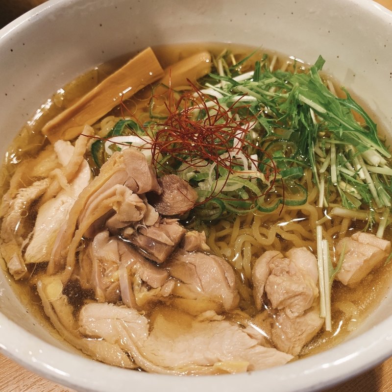 鶏中華　冷(肉そば鶏中華最上川)