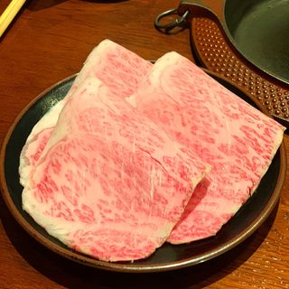 すき焼き 特選黒毛和牛A5ランクサーロイン(もん善別館 )