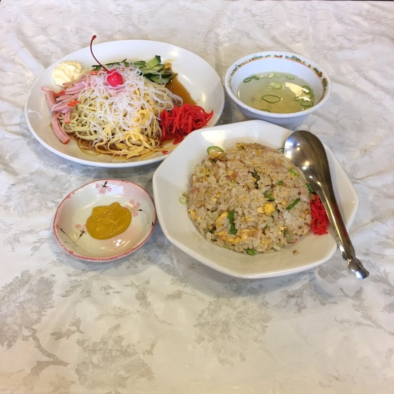 冷チャー(冷やし中華＆炒飯)(夜来香 栄本店 （いえらいしゃん）)
