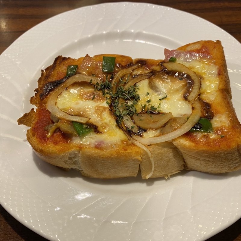 4種チーズの星乃ピザトースト(星乃珈琲店 入間店)