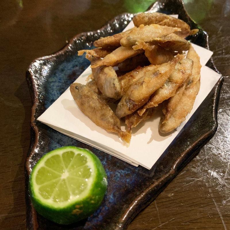 スクの唐揚げ(旬菜処びいどろ)