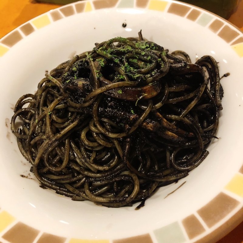 イカの墨入りスパゲッティ(サイゼリヤ 尼崎下坂部店)
