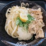 塩豚うどん(はなまるうどん)