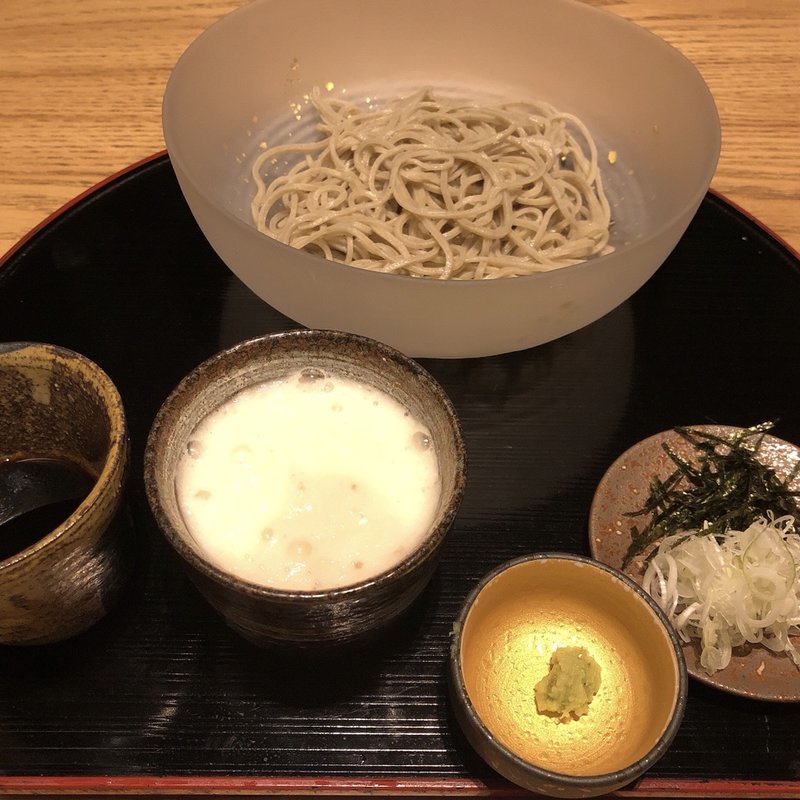 山かけ蕎麦(九頭龍蕎麦 はなれ)