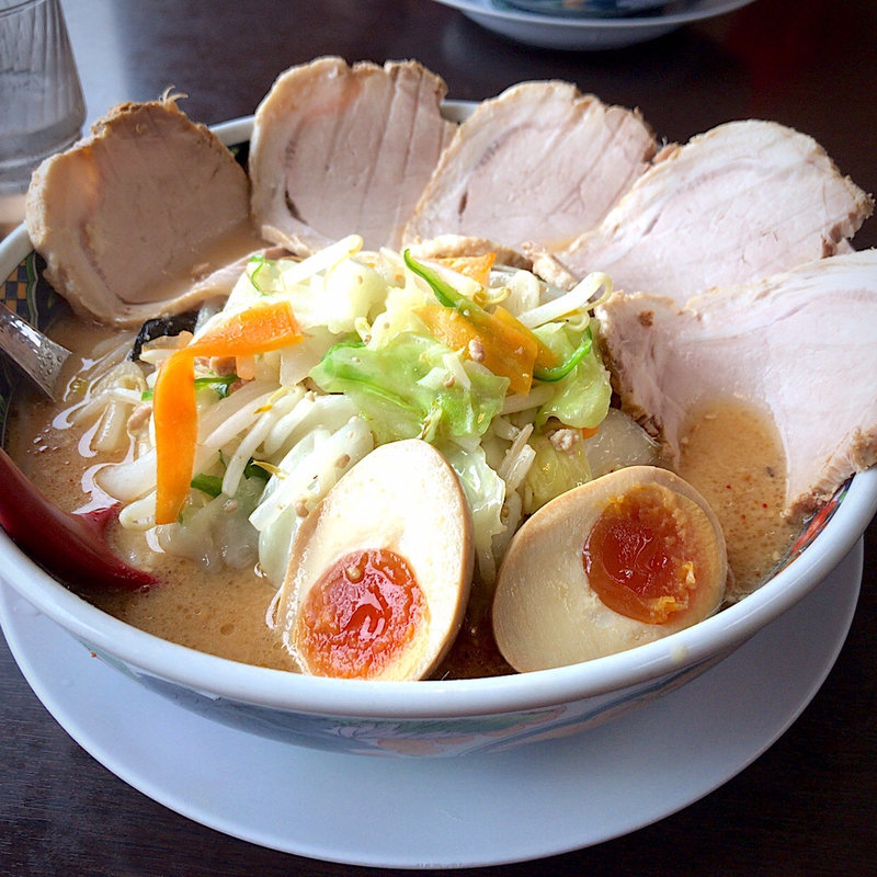 みそ野菜ラーメン＋チャーシュー、たまご(ねぎっこ )