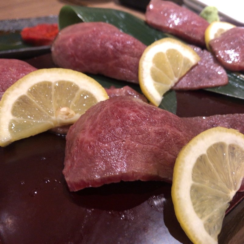 肉にぎり(山形牛焼肉 牛兵衛 草庵 そごう横浜店)