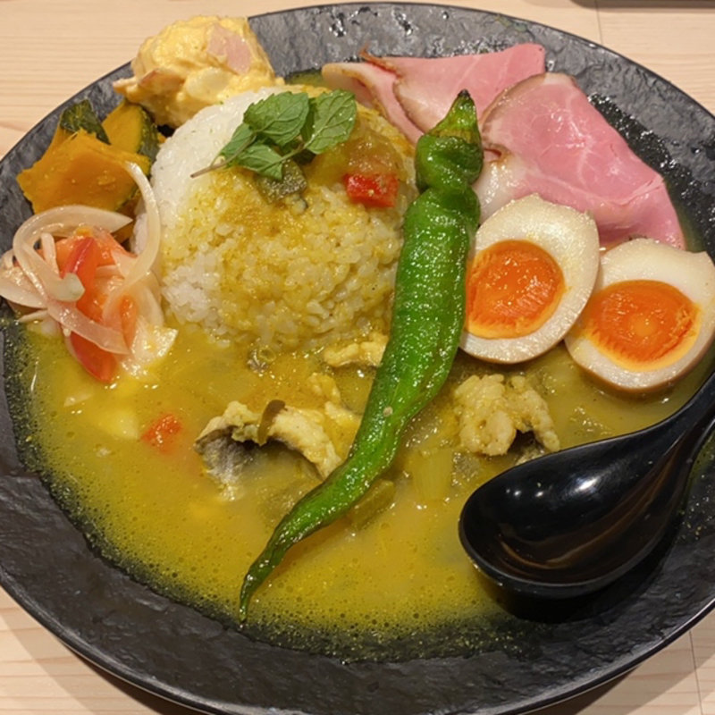 鱧と夏野菜のカレー(YAMACHAN)