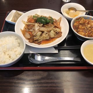 ホイコーロー & ミニ麻婆豆腐(神楽坂芝蘭 （カグラザカチィラン）)