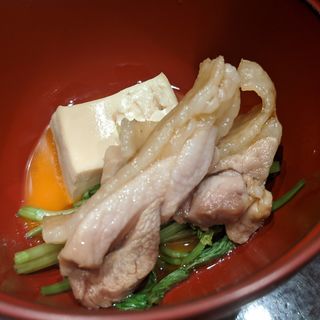 七谷地鶏すき焼き(鳥田中)