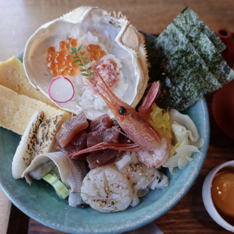北海海鮮丼御膳(美食米門品川港南 Ｗｉｎｅ＆Ｇｒｉｌｌ )