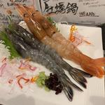 海老の刺身(串遊海鮮 かいり )