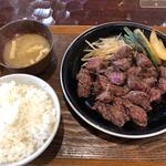 番人ステーキ定食(大)(ステーキ食堂 肉の番人)