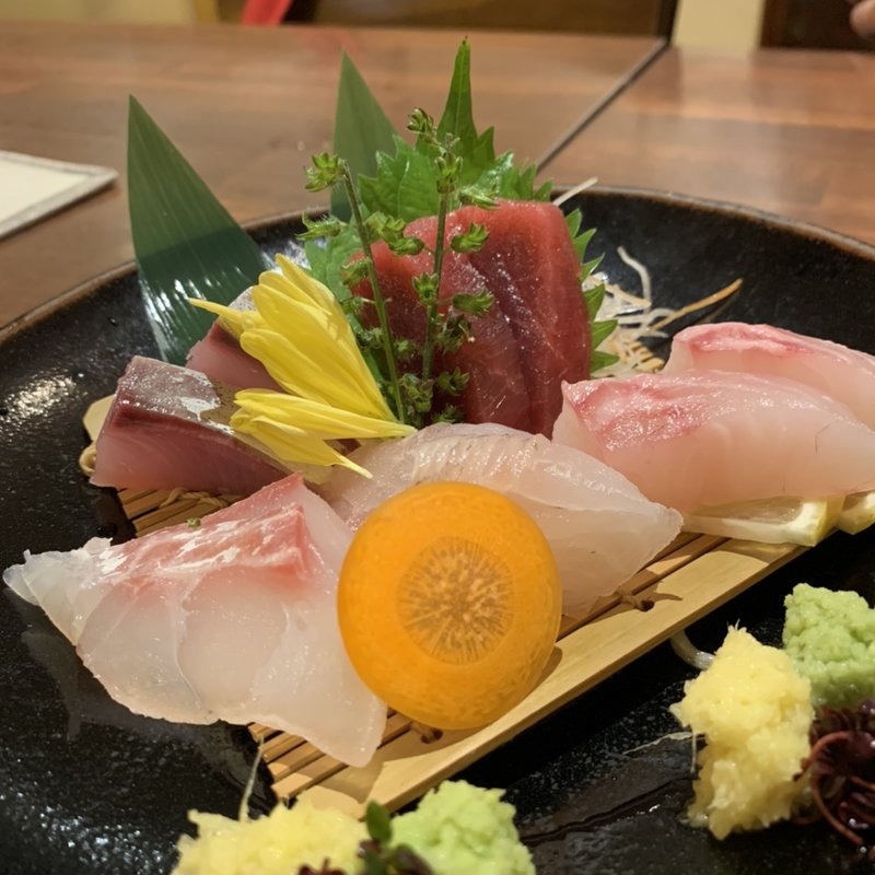 おまかせ刺身5種盛り(オキラク酒場　てて)