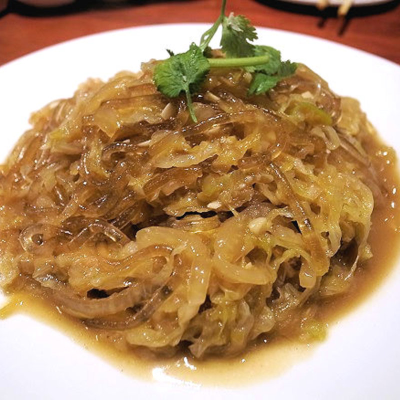 白菜の漬物と春雨炒め（酸菜粉）(小城)