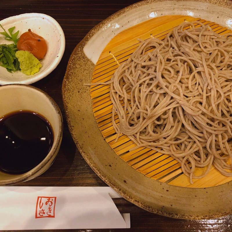 梅しそ蕎麦(十割そばと酒肴　しおさき)