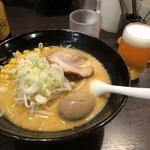 味玉ラーメン　味噌　麺固め　こってり(しょうゆのおがわや 北野店)