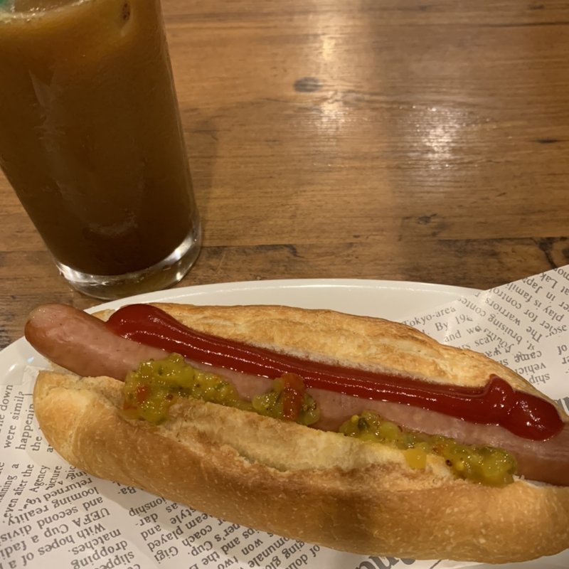 ホットドッグモーニングセット(プロント 東梅田店 （PRONTO）)