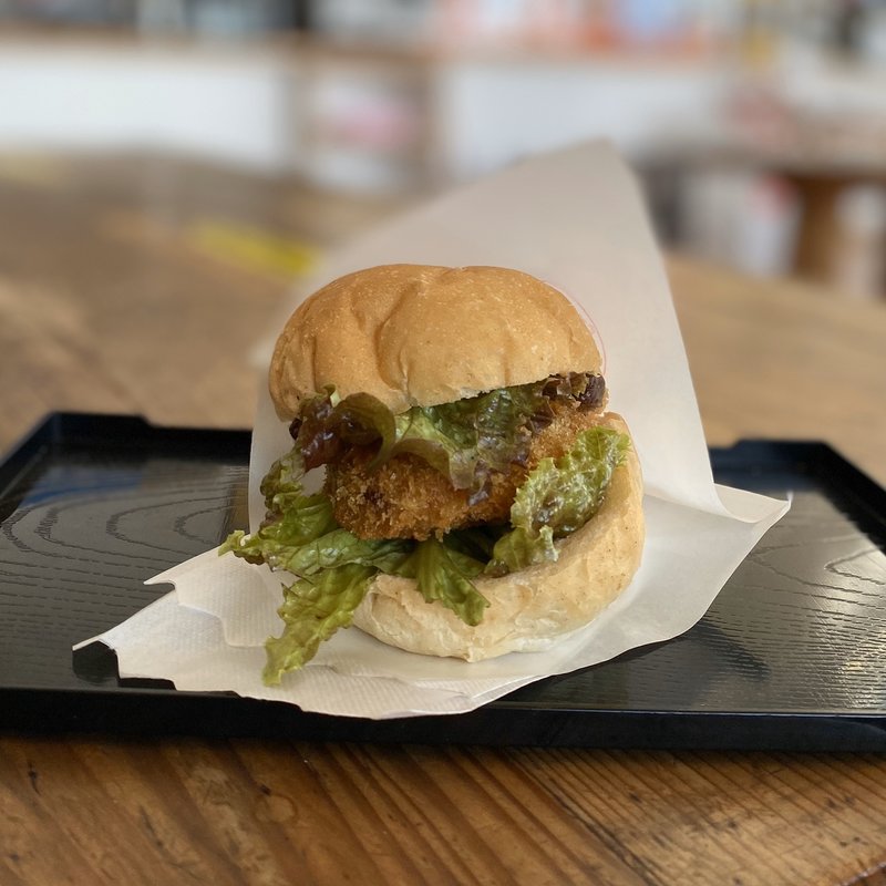 とばーがー(伊勢海老コロッケバーガー)(はねやすめ)