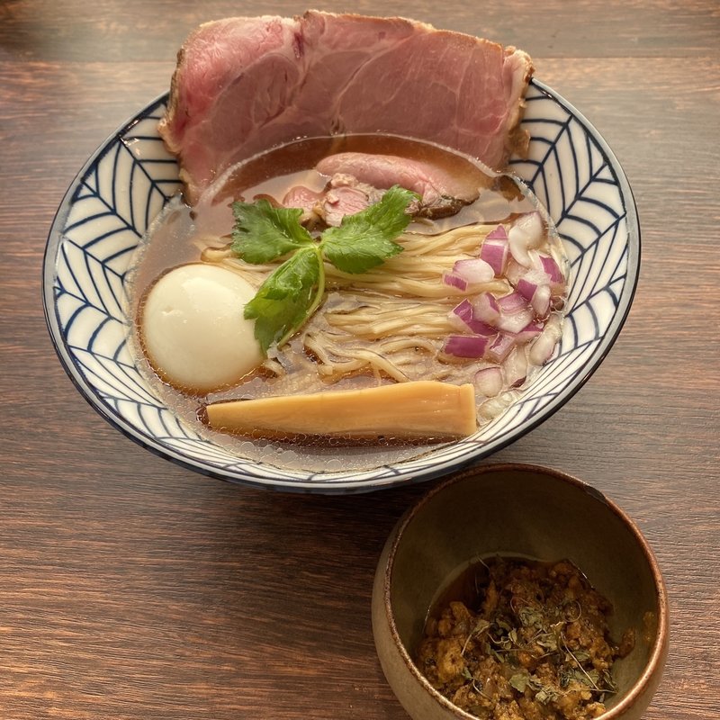 ほわり スパ石井たまごトッピング(ちゅーかそば 帳)