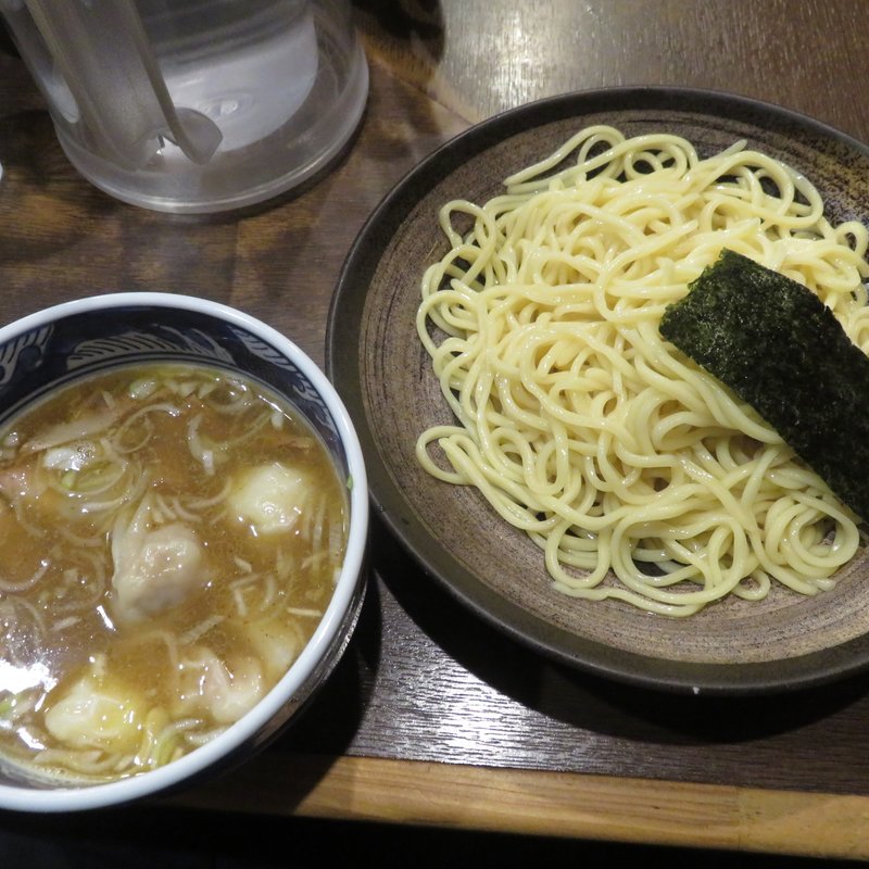 ミックスわんたんつけめん　塩(麺屋はやしまる （めんやはやしまる）)