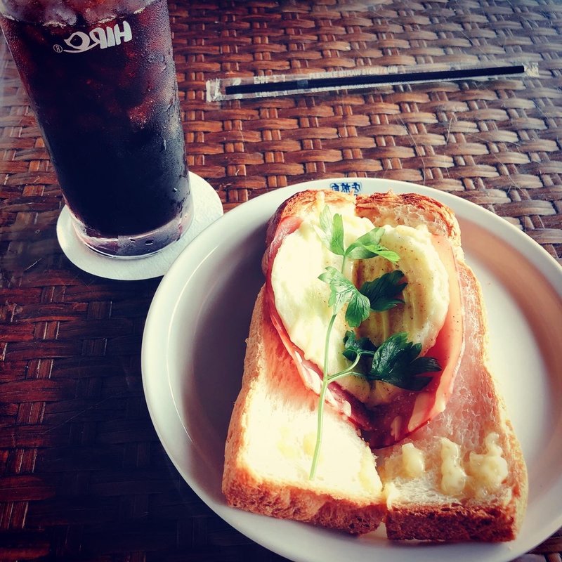 モーニングのハムエッグトースト(ヒロコーヒー 箕面小野原店 （Hiro Coffee）)