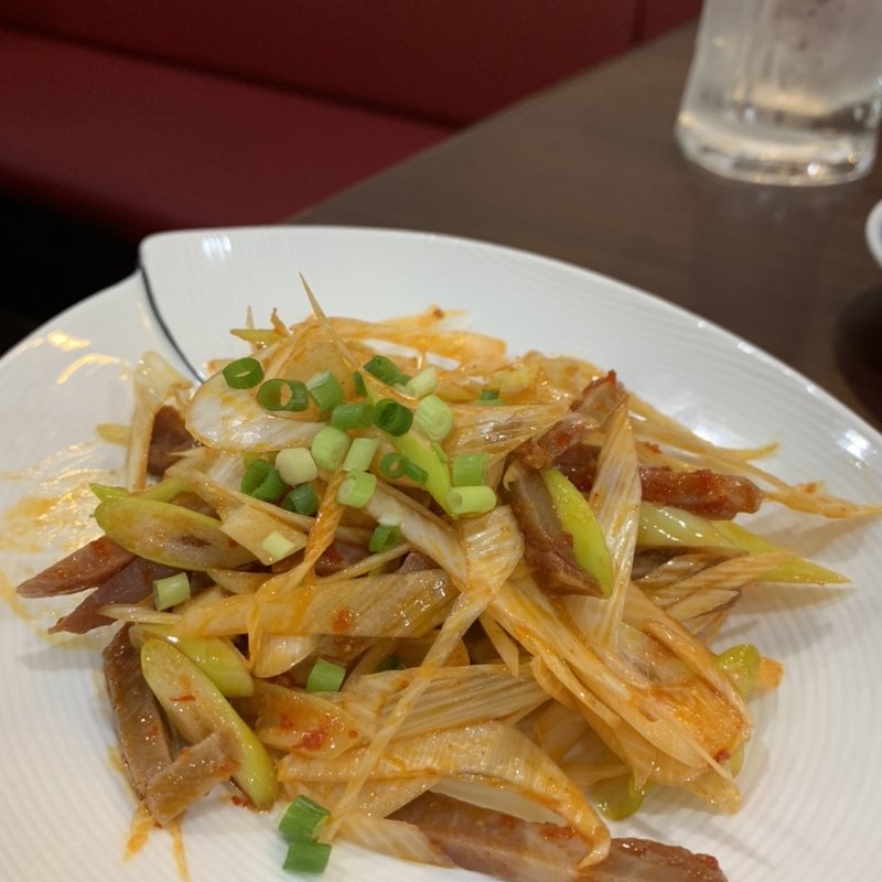 ネギチャーシュー(四川料理　元祖麻婆豆腐)