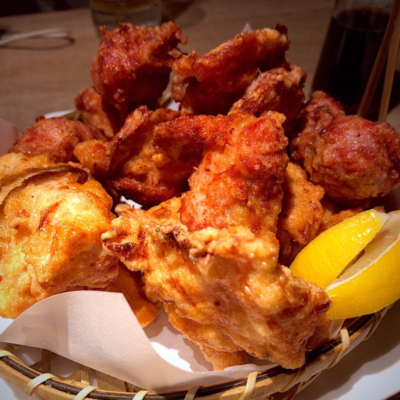鳥の唐揚げと塩ザンギの合盛り(得特盛十五個)(いただきコッコちゃん 長町店 )